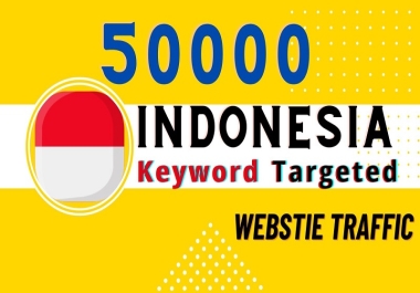 Drive Real 50,000 Indonesia Website Traffic From Social Media For 10 Days