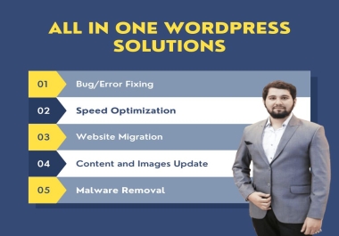 I will do WordPress bug fix,  WordPress issues,  fix WordPress error