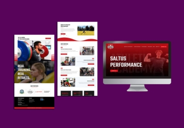 I will build a custom responsive WordPress website design