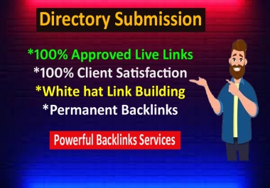 I Will Do 120 Directory Submission Dofollow Backlinks with Instant Approval
