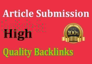 Make 60 Unique Article Submit Contextual Backlinks