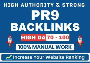 50 Do-Follow DA 70+ PR9 Backlinks - Skyrocket Your Website's Authority