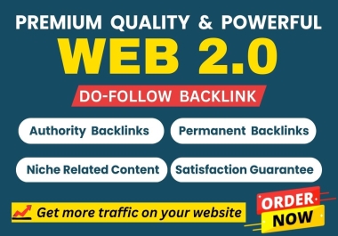 Get 50 Powerful Web2.0 High Authority SEO Backlinks
