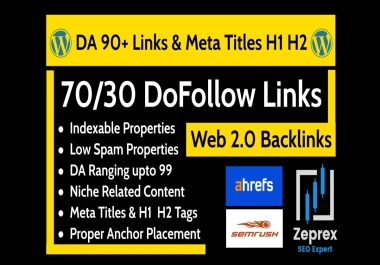 I will do build web 2 0 backlinks