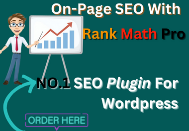 I will do On-Page SEO Optimization with Rank Math.