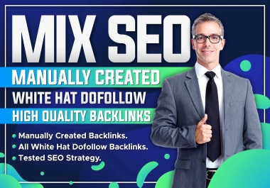 Rank Your Website With 200 SEO mix backlinks High Authority