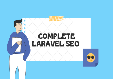 I will offer laravel on page, off page and technical SEO for your website