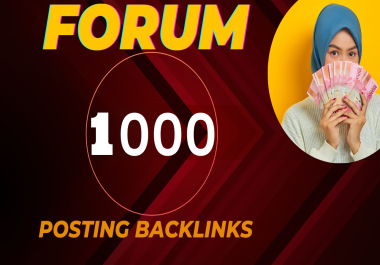 Skyrocket ranking with 1000 forum posting backlinks