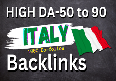 I will Do 1000 Plus Italy based domain. IT backlinks