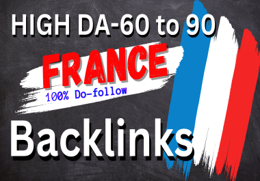 I will make 15+ French SEO link building with high authority Do-follow France. FR backlinks