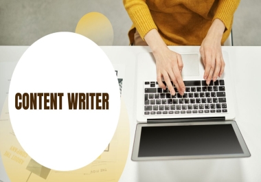 I will write your content for your blog on our social media