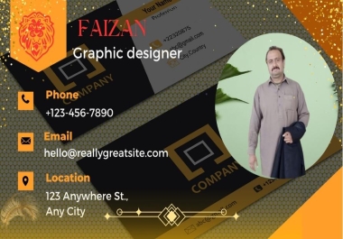 I will design professional business card and business logo for you