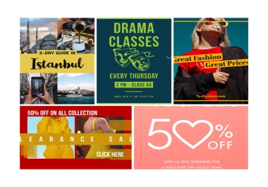I will create amazing flyer,  poster,  banner,  social media posts