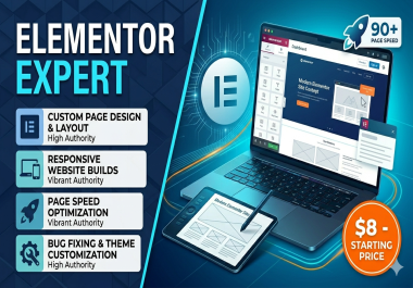 Elementor Developer Expert Wordpress Web Developer