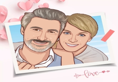 Creative Cartoon Style Face Design Service