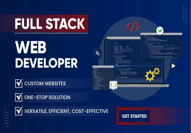 I will be your full stack web developer in React Js,  PHP laravel,  HTML,  CSS