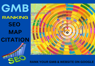 5000 google map citations,  business listing for GMB Ranking