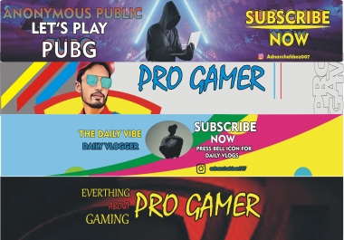 I will design professional and creative banner