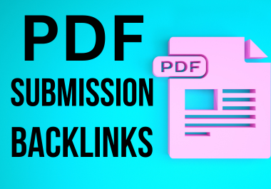 Manually 46 Premium PDF Submission In High Quality Backlinks For High DA60-90