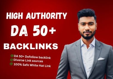 I will Provide 150 SEO backlinks high da authority link building service for google ranking