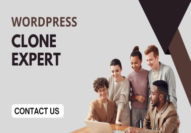 I am expert WordPress clone,  copy paste and migration