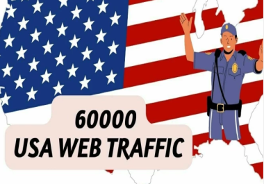 60000 Traffic from USA to your website