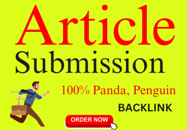 85 unique Article Submission with dofollow contextual article submit