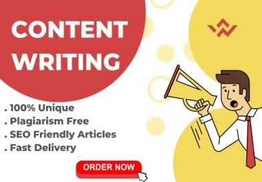 I will do content writing for you