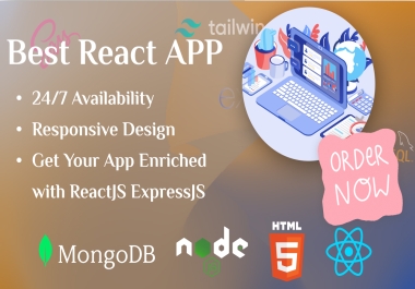 I will build modern web app with ReactJS,  NextJS,  and NodeJS
