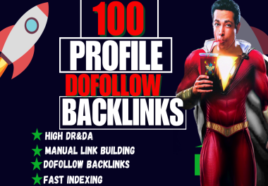 Supercharge Your Website's Ranking Turbo Boost with 100 Profile Backlinks On High DA Site