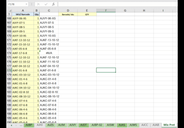 Data Split in Separate sheets in Excel