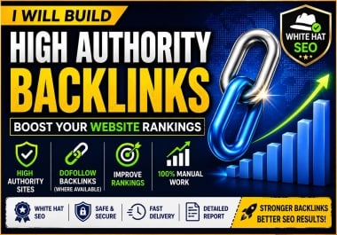 I Will Build High Authority Dofollow Backlinks for Better Google Rankings