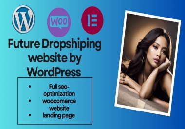 create future responsive drop-shipping website with wordpress