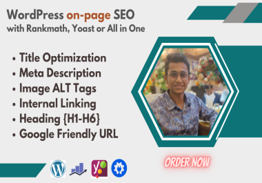WordPress on page SEO with rankmath or yoast or all in one