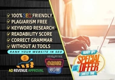 Write 30 Articles of 1500 Words Without AI,  SEO Friendly Unique Articles / Blog Posts