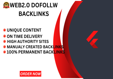 I will do Top 30 build web 2.0 backlinks