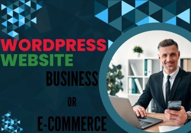 I will develop an e-commerce or business website