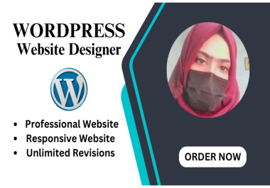 I will create Responsive and Professional WordPress Website Designer.