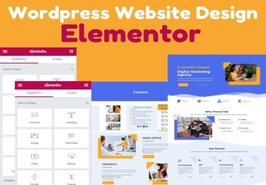 Wordpress Website Design with Elementor