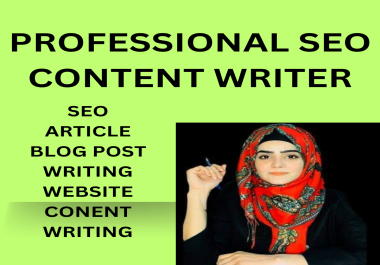 i will do SEO content writing and article