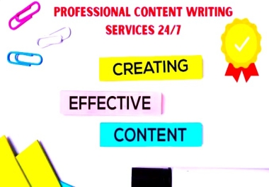 High quality 500 word articles,  Creating effective content