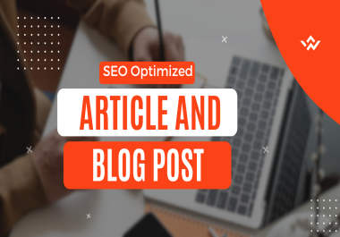 I will provide SEO Optimized Article and Blog for you.