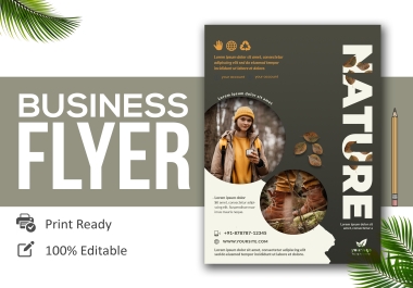 I will design professional and amazing flyer poster,  brochure