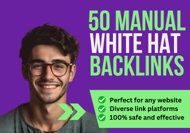 DA 90+ white hat off page SEO service using authority dofollow mix 50 backlink