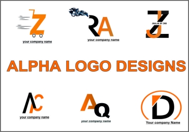 I will Design Professional Logo with Letters unlimited templates