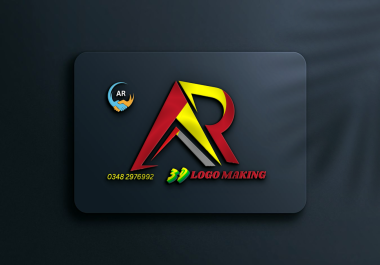 i will design modern minimalist and 3d logo design