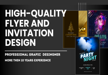 I will design professional flyers and posters within 6 hours