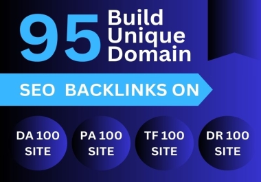 95 high authority unique domain Manually Create Seo Backlinks On World Top Website