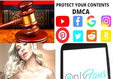 I will send dmca notices to remove copyright content,  videos and images