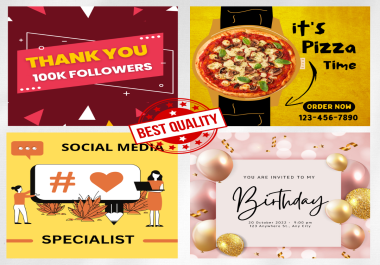 I will design eye catching social media post for you